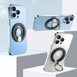 Magnetic Phone Grip Finger Ring Kickstand for iPhone Samsung Universal Phones - Picture 1 of 15