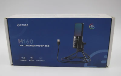FDUCE M160 USB Dynamic Microphone RGB Podcast Microphone - Image 1 of 4