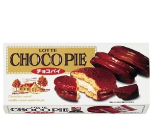 Lotte, Choco Pie, 6 Stck. in 1 Box, normale Größe, Vanillecreme Sandwich, Japan - Bild 1 von 1