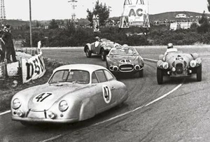1952 Porsche 356 SL - Le Mans - Promotional Photo Magnet - Picture 1 of 2
