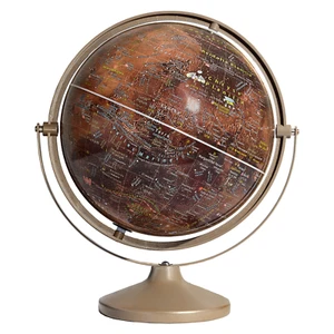 Mapsoft Fine Red Mars Globe, 30cm/12", RF-30, Map, Mars Atlas, Red Planet - Picture 1 of 11
