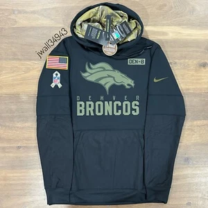 AUTHENTIC Nike Denver Broncos Salute to Service Hoodie Men's Sideline Pullover - Picture 1 of 12