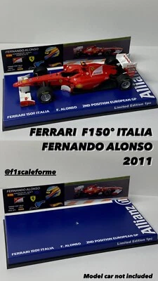 [FONDO F1 MINICHAMPS] /2011 / FERNANDO ALONSO [FERRARI F150 ITALIA] / 1:43 Foto 1 de 4
