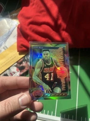 1993-94 Topps Finest - Glen Rice #15 Refractor - Image 1 of 2