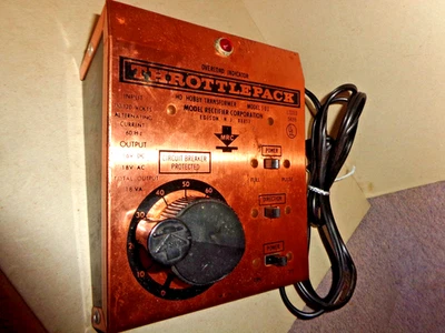 MRC Model 501 Throttlepack HO Train Control  120VAC 60Hz Transformer TESTED - Image 1 of 4