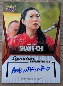 2024 Upper Deck Marvel Studios Series 2 Signature Sensations Auto Awkwafina - Bild 1 von 2