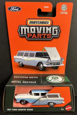 2025 MATCHBOX Moving Parts 1957 FORD COUNTRY SEDAN *OPENING HOOD* BOX SHIP FREE - Image 1 of 4