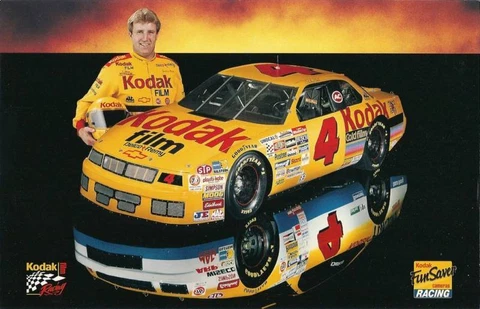 1994 STERLING MARLIN "KODAK FILM" #4 NASCAR WINSTON CUP SERIES POSTCARD Cover