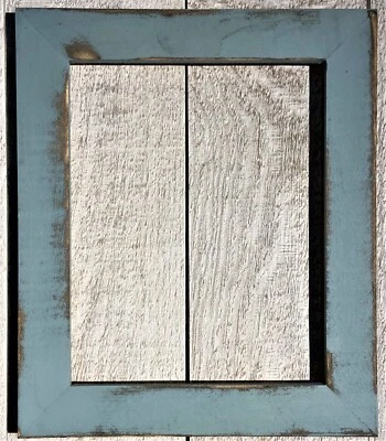 F001-450 1-1/2" Vintage Duck Egg Distressed Picture Frame - Image 1 of 4