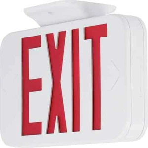 Progress Lighting 120-Volt White Integrated LED Exit Sign PETPE-UR-30 - Picture 1 of 2