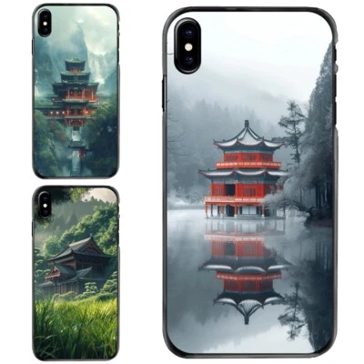 For Google Pixel 6 6A 7 7A 8 Pro ancient Japanese temple Plastic Case - Image 1 of 4