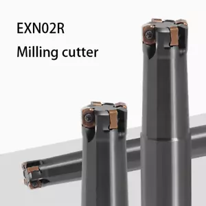 EXN02R Perno fresa ad avanzamento rapido LNMU0202 C12-12-130 C14-14 C16-16-120 - Foto 1 di 6