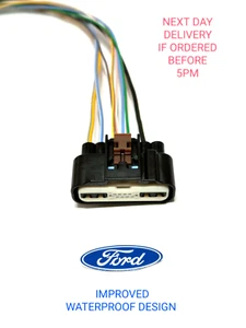 Ford Transit Custom Wiper Motor Connector Plug Replacement Colour Coded Wiring - Picture 1 of 3