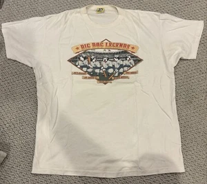 Vintage Big Dogs Legends Baseball Graphic T Shirt XL 100% Cotton Made In USA - Picture 1 of 3