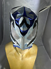 LUCHA METALLIC BLUE BLACK AND WHITE MASK WITH OUT TAGS