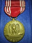 Vtg Ww2 Good Conduct Medal Us Army Military Honor Fidelity Efficiency Eagle