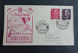 SOBRE ESPECIAL ESPAÑA 1957 III EXPOFIL LA BARCELONETA. BARCELONA - Imagen 1 de 1