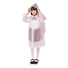 Kids Waterproof schoolbag Raincoat Children Outdoor Walking Hooded Rain Poncho