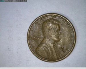 1924 s lincoln cent (52-373 4m3) - Picture 1 of 2