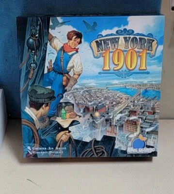 - New York: 1901 - Board Game Manhattan Skyscrapers Blue Orange Games Complete - Image 1 of 4