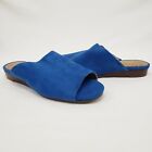 🦋 Aerosoles Royal Blue Suede Low Heel Comfort Slide Slip On Sandals Size 5 M 🦋