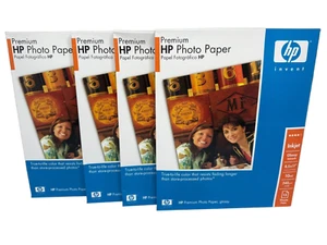 HP C6039A Papier fotograficzny Inkjet Glossy 8,5x11 4 opakowania po 15 arkuszy 60 ARKUSZY OGÓŁEM - Zdjęcie 1 z 5