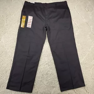 NWT Genuine Dickies Men's Flex Double Knee Relaxed Fit Pants Black 44x30 - Picture 1 of 5