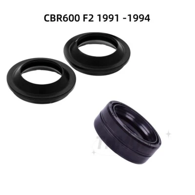 Kit de sellado de aceite y sellado antipolvo de horquilla apto para Honda CBR600 F2 1991 1992 1993 1994 Foto 1 de 4