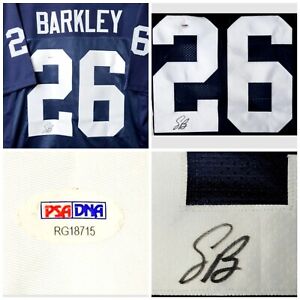Saquon Barkley Rookie Autographed Jersey PSA Authentic Penn State Lions!