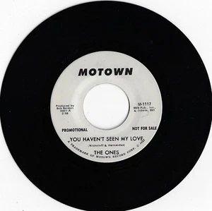 THE ONES you haven't seen my love U.S. MOTOWN 45rpm M-117_1967 white label promo - Picture 1 of 2