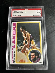 1978 Topps #132 Adrian Dantley PSA 9 MINT Los Angeles Lakers HOF - Picture 1 of 2