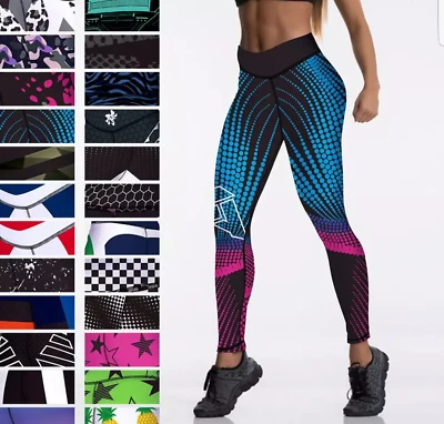 LEGGINGS DONNA SPORT FITNESS TEMPO LIBERO PUSH UP Foto 1 de 3