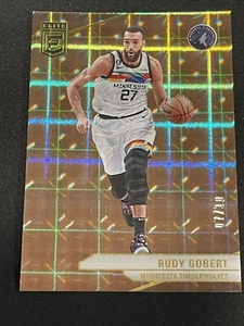 Rudy Gobert 2023-24 Donruss Elite Gold/10 International Hyper #65 DPOY - Bild 1 von 3