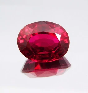 Natural 14.30 Ct Mozambique Red Ruby Certified Oval Cut Loose Gemstone - Picture 1 of 6