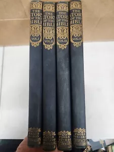 The Story Of The Bible LIbrary Edition Volume 1-4 Hardcover 1949 WM H Wise - Picture 1 of 12