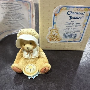 Enesco Cherished Teddies Bären des Monats November Figur "Nicole" 914851 - Bild 1 von 2