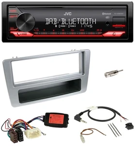 JVC Bluetooth USB DAB Lenkrad Autoradio für Honda Civic 2001-2003 silber - Bild 1 von 9
