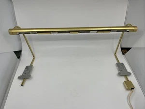 House Of Troy Brass 21” Picture Light Lamp Slim Line Double Arm Modern Style - Picture 1 of 10