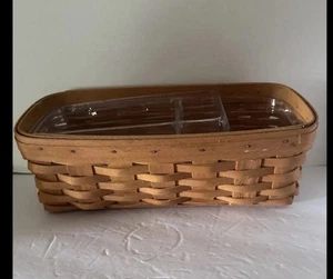 Longaberger 1999 Envelope Basket Set with Protector - Picture 1 of 2
