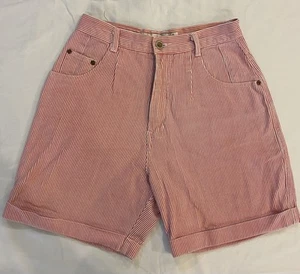 Gloria Vanderbilt 100% Cotton Denim Shorts High Waisted 90s size 8 - Picture 1 of 9