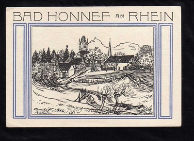 BAD HONNEF  - GERMANY NOTGELD  -   50 PFENNIG - Image 1 of 2