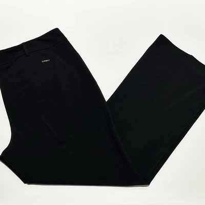 Calça preta elástica bootcut New York & Co. 7th Avenue Studio feminina plus 20 nova com etiquetas - Imagem 1 de 4