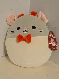 Squishmallows 8” Ratón Gris Blanco Oxidado Mascota Peluche Corazones Nuevo con Etiquetas Cumpleaños Amor - Imagen 1 de 8