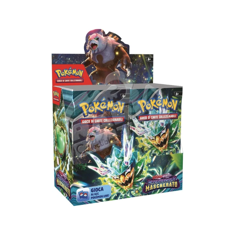 POKEMON Box 36 Buste Display CREPUSCOLO MASCHERATO ITALIANO 🇮🇹 - Immagine 1 di 1