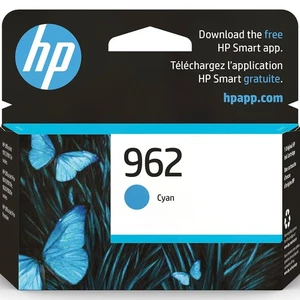 HP Inc. HP 962 Cyan Ink Cartridge 3HZ96AN # 140 - Zdjęcie 1 z 8