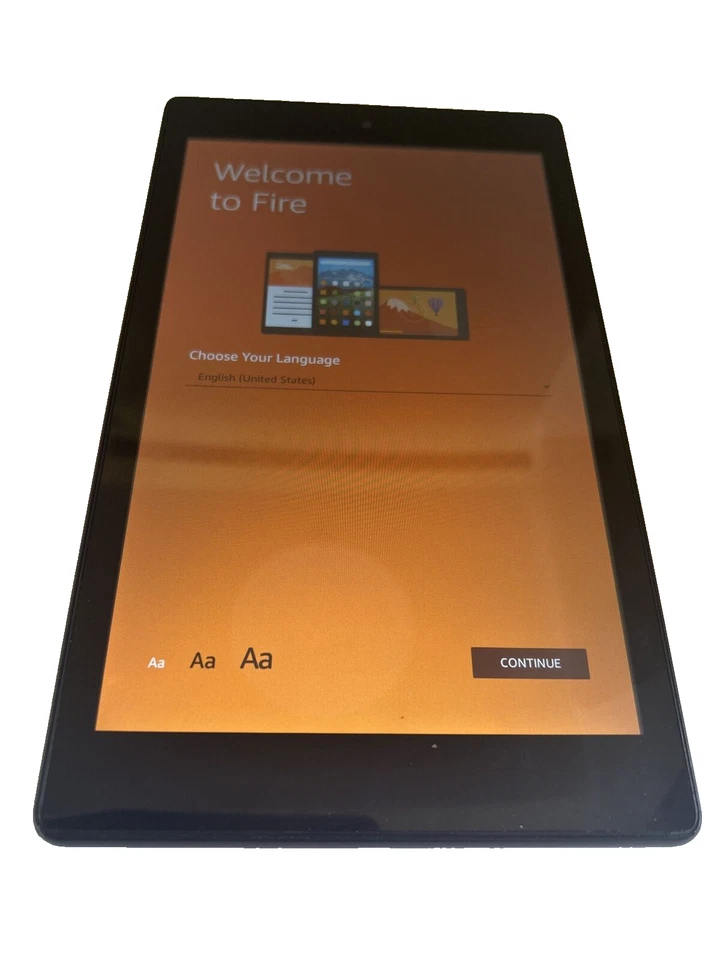Amazon Fire HD 8 Tablet (7th Gen) SX034QT, 32GB, Wifi, in Black - DP638 - Image 1 of 3