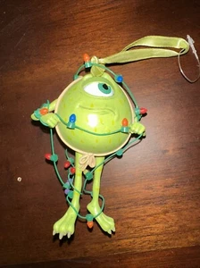 MIKE WAZOWSKI MONSTERS INC CHRISTMAS TREE ORNAMENT DISNEY PIXAR XMAS rare - Picture 1 of 5