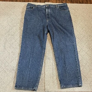 Vintage Lee Riders Jeans Mens 46x30 Blue Big Tall Straight Leg Made In USA New - Imagen 1 de 11