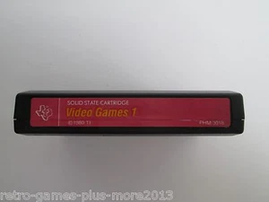 Texas Instruments Solid State Cartridge Video Games 1 (NTSC/US/CA) - Picture 1 of 4