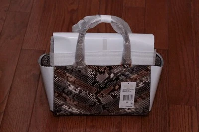 Новый с Ярлыками Michael Kors Selma средний тиснение кожаная сумка Дамская сумка натуральный питон - Изображение 1 из 4